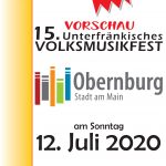 ABGESAGT: 15. Unterfränkisches Volksmusikfest Obernburg/Main