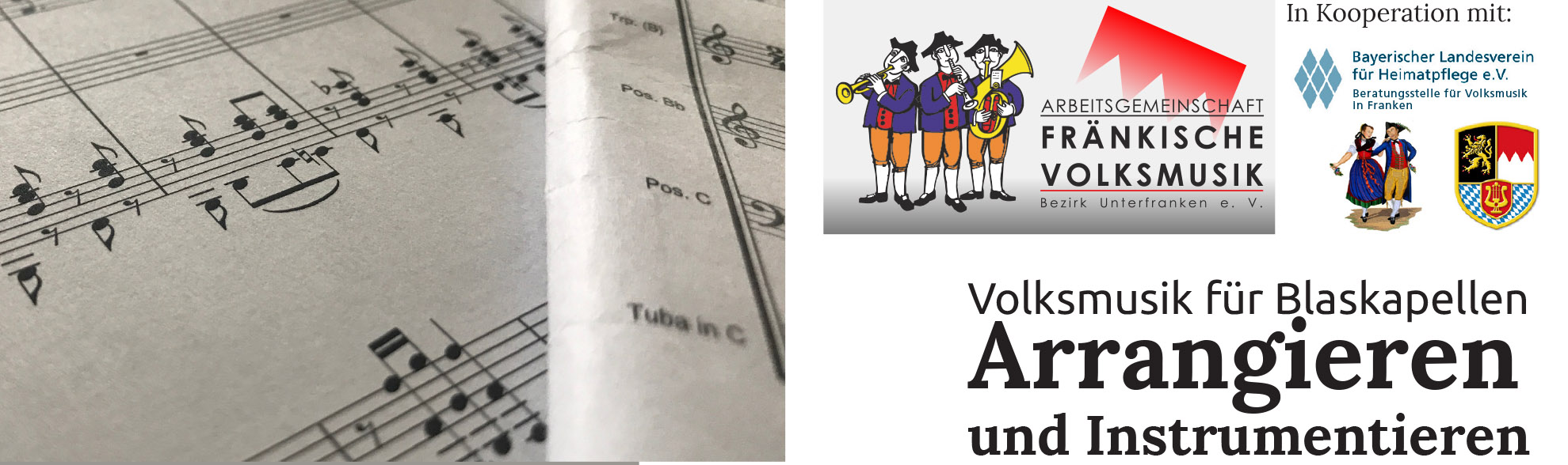 !!! NEUER TERMIN !!! WORKSHOP: Volksmusik für Blaskapellen Arrangieren u. Instrumentieren